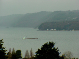 Flat Barge returning from the Port of Tacoma