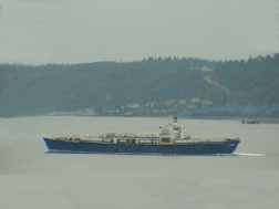 Flat Barge returning from the Port of Tacoma